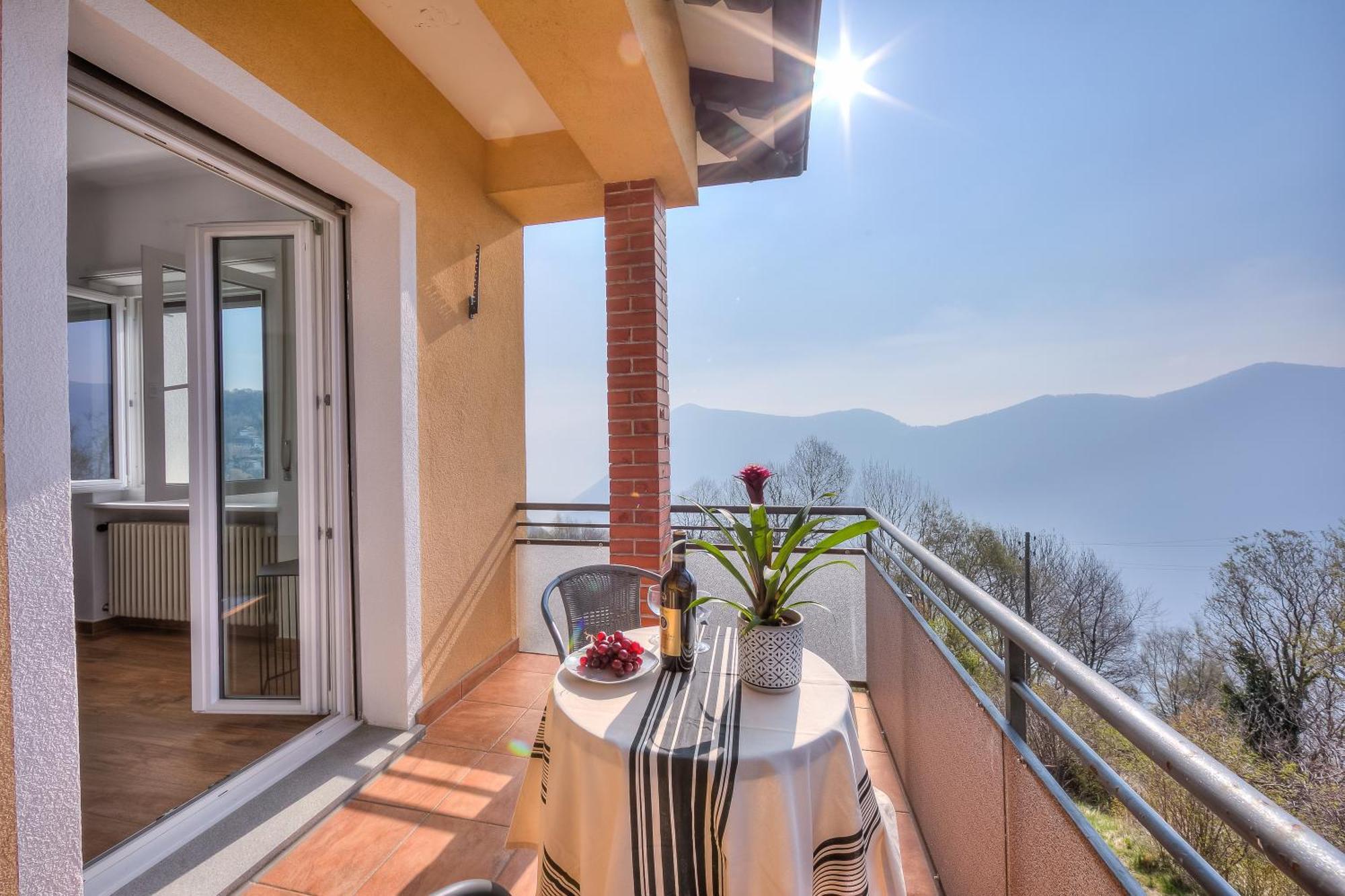 Ca' Gina Panoramica - Monte Bre - Happy Rentals Лугано Екстериор снимка